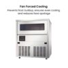 FED SN-101B 100kg/Day Underbench Ice Maker 15kg Bin