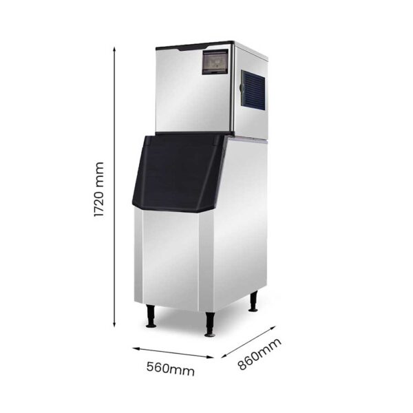 FED SN-145C Crescent Ice Maker & Bin 145kg/Day 125kg Bin