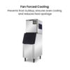 FED SN-145C Crescent Ice Maker & Bin 145kg/Day 125kg Bin