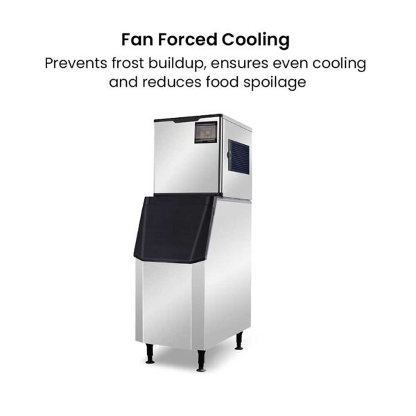 FED SN-145C Crescent Ice Maker & Bin 145kg/Day 125kg Bin