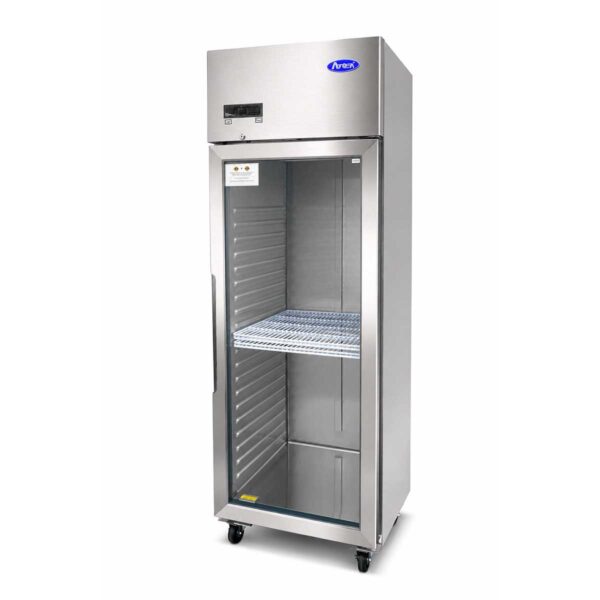 Atosa JCF40RSGR single glass door display fridge