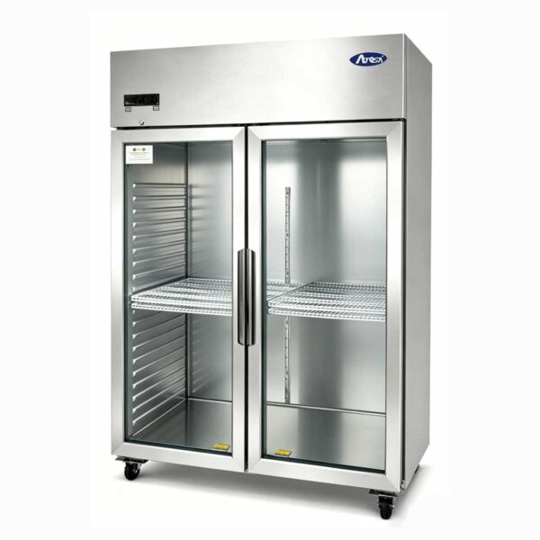 Atosa JCF80FSGR double glass door display freezer