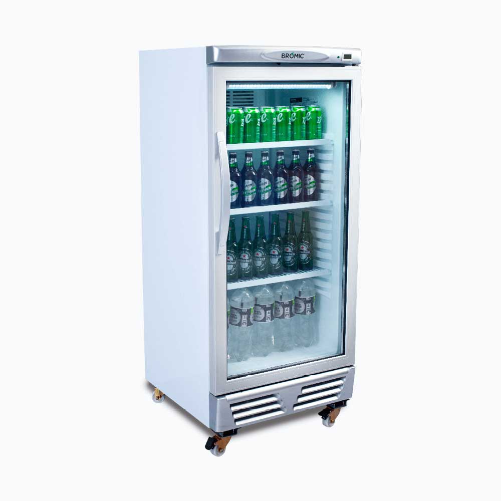 Bromic GM0220-NR Upright Display Fridge 215 Ltr