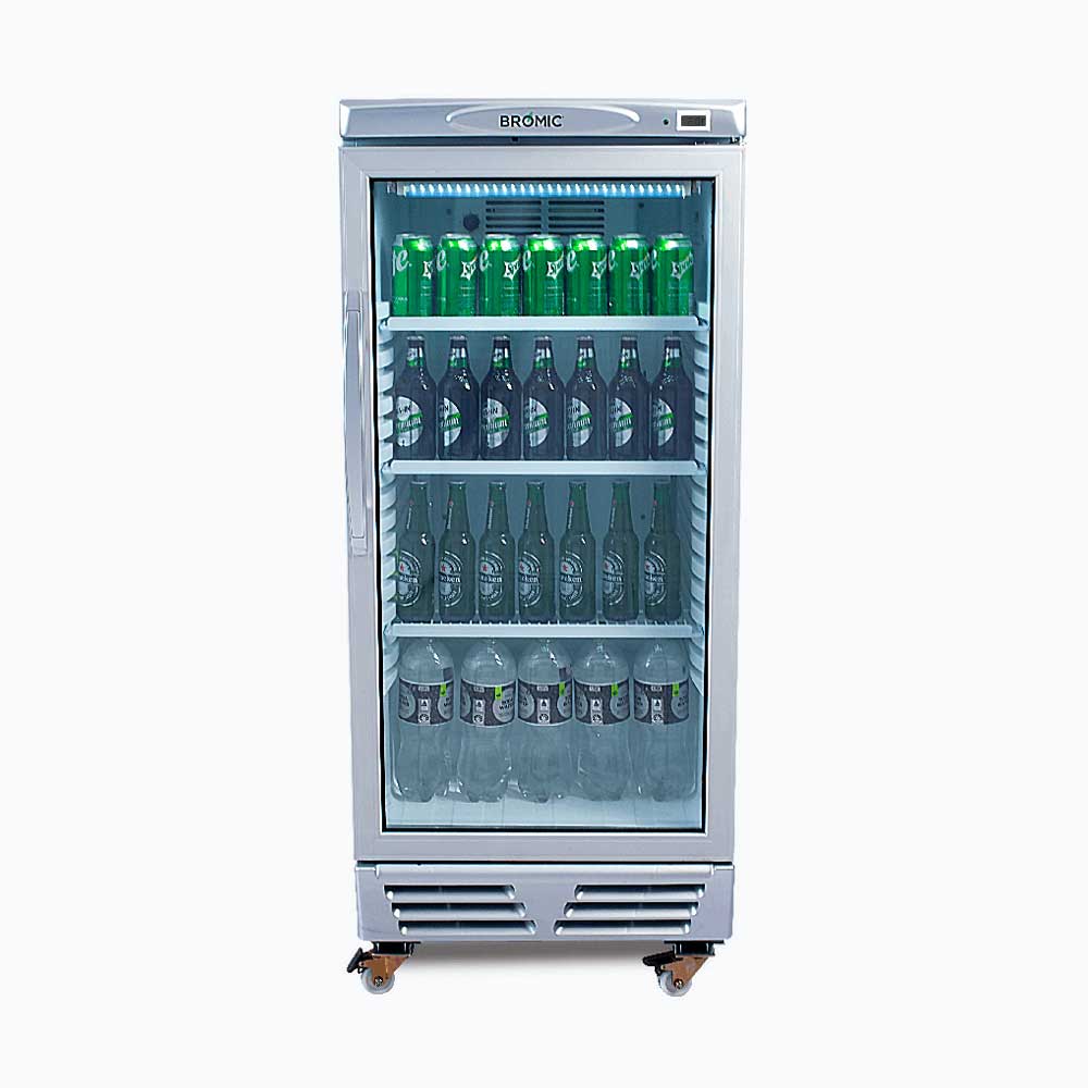 Bromic GM0220-NR Upright Display Fridge 215 Ltr