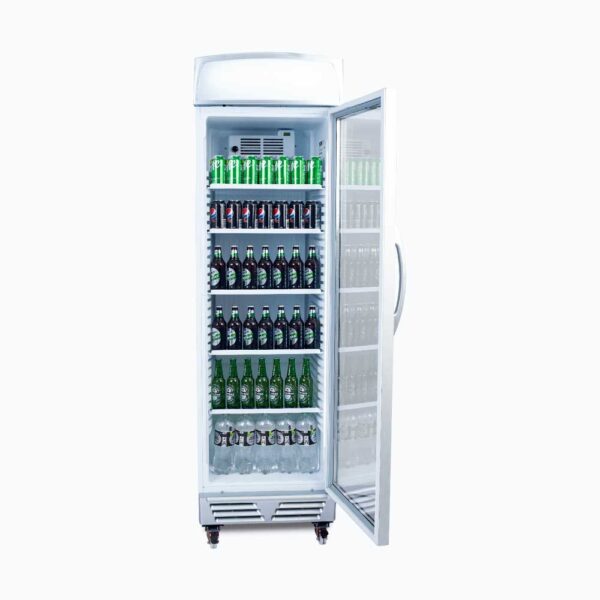 Bromic GM0374L-NR Upright Display Fridge 372 Ltr