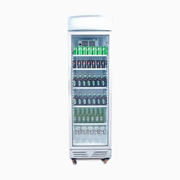 Bromic GM0374L-NR Upright Display Fridge 372 Ltr