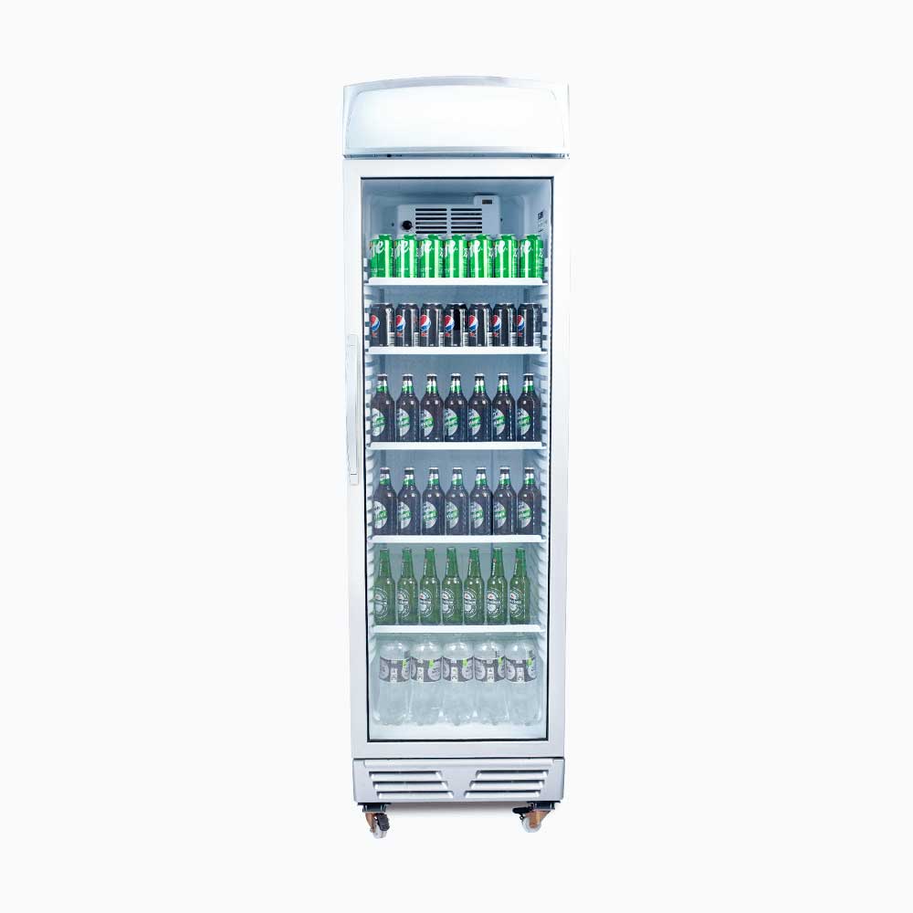 Bromic GM0374L-NR Upright Display Fridge 372 Ltr