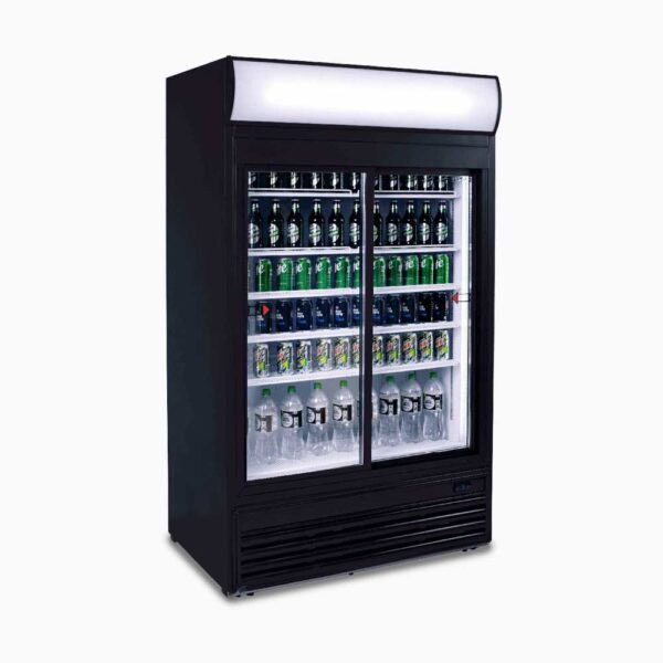 Bromic GM0980LS-NR Upright Display Fridge Sliding Glass Door 945 Ltr