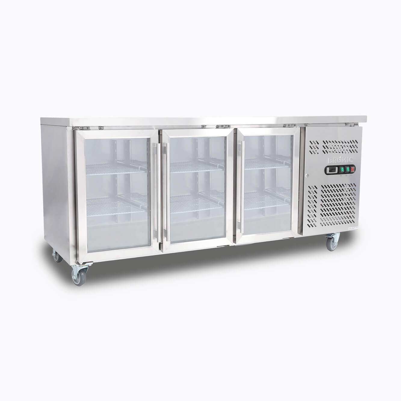 Bromic UBC1795GD-NR Underbench Display Fridge 417 Ltr