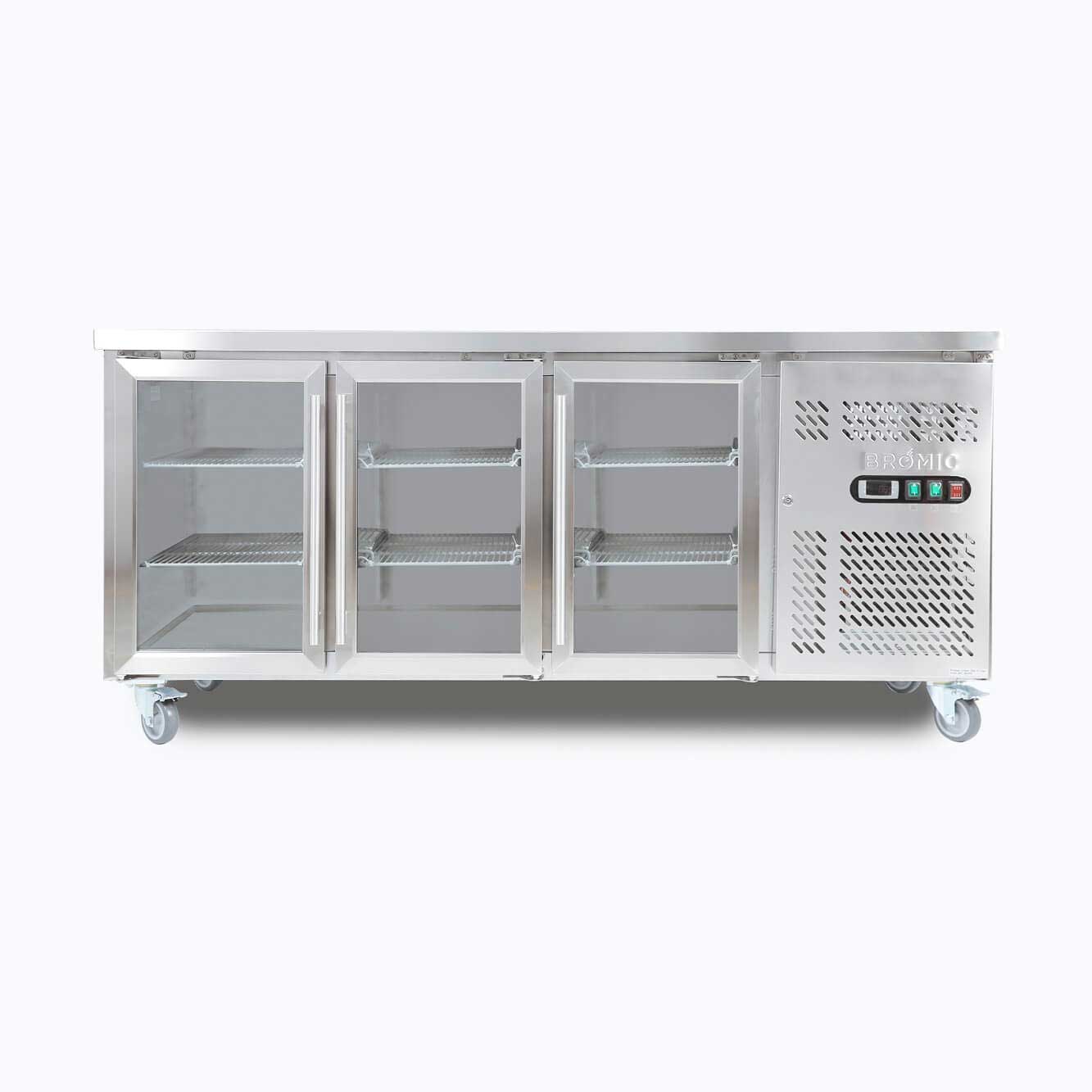 Bromic UBC1795GD-NR Underbench Display Fridge 417 Ltr