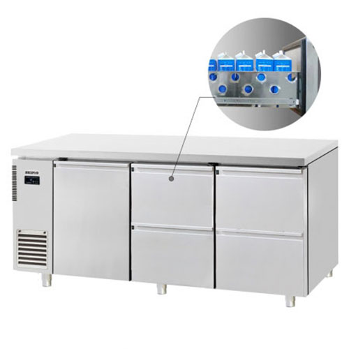 Skipio SUR18-2D-4 Undercounter Drawer Fridge 538 Ltr