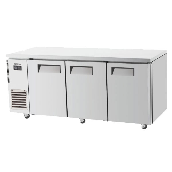Skipio SUR18-3 Three Door Undercounter Fridge 538 Ltr