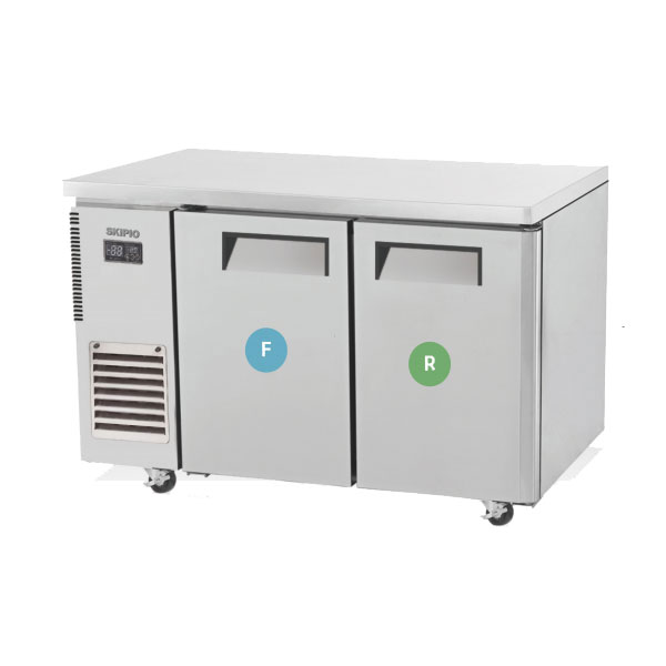Skipio SURF12-2 Double Door Undercounter Fridge/Freezer
